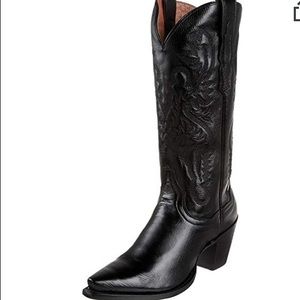 Dan Post Women’s Maria black leather western boot